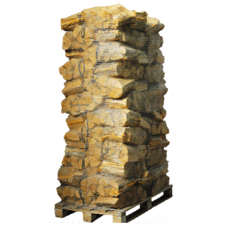 88 Netze Kammergetrocknetes gespalten Birke Brennholz 25cm – Bild 2