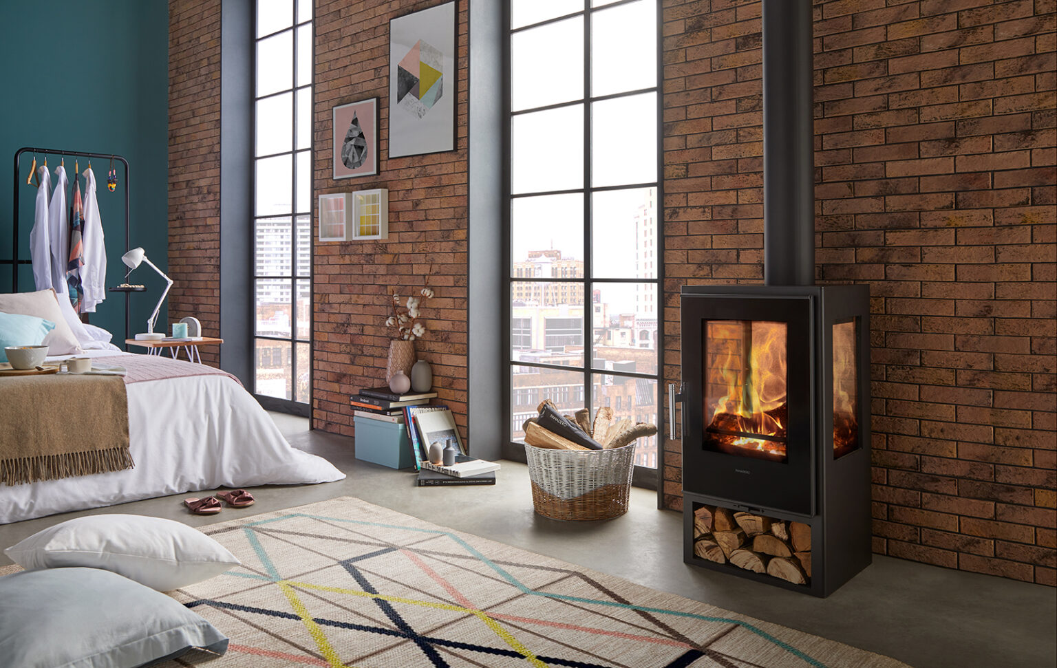 Kaminofen Condor 3V 8kW – Bild 7