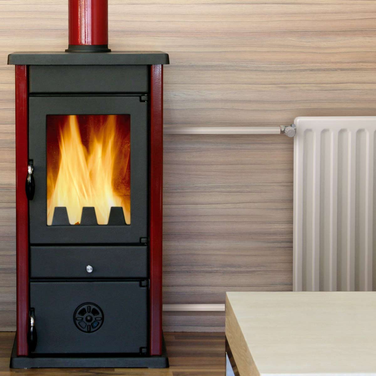 Kaminofen wasserführend Wodan 11kW – Bild 8