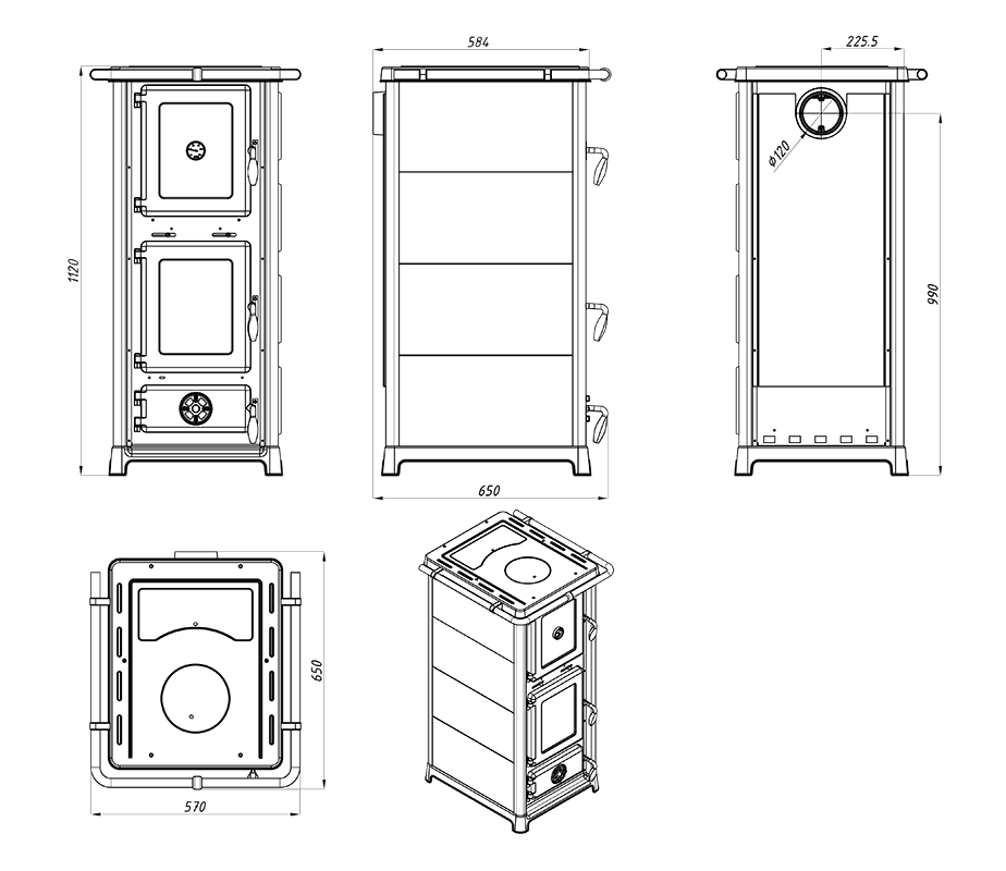 Specksteinofen Johann 12kW – Bild 4