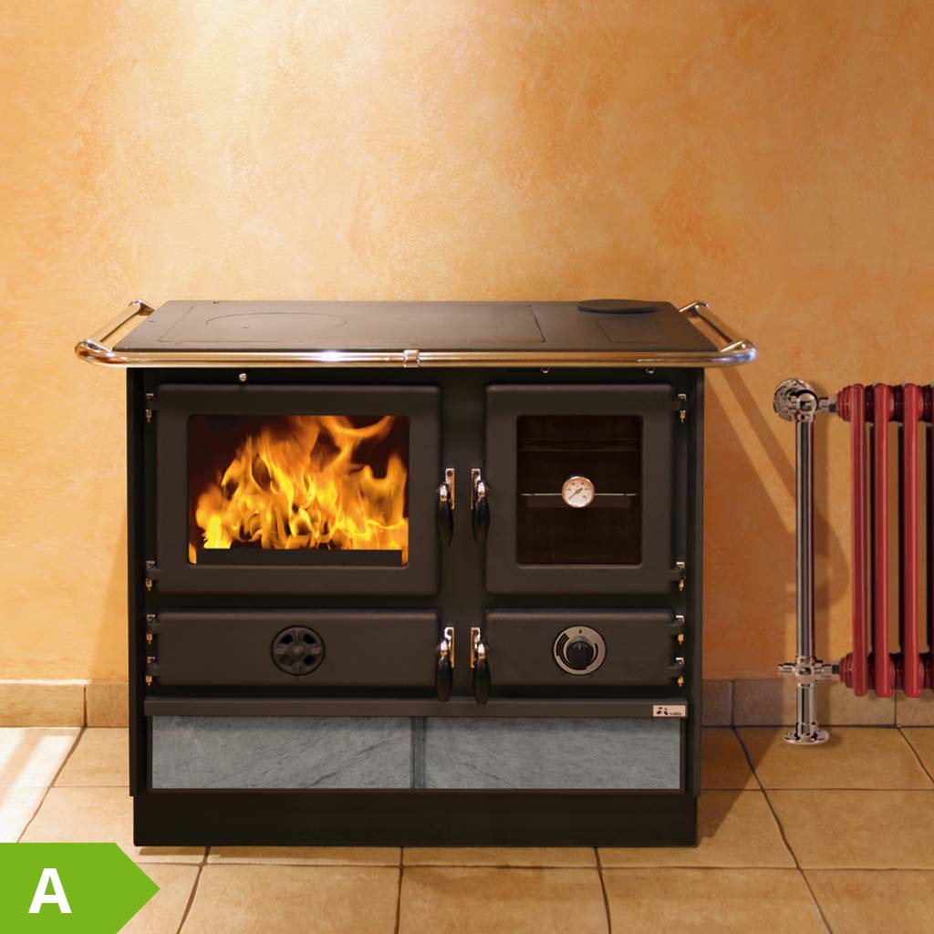 Wasserführender Speckstein Herd Amalia 16kW – Bild 2