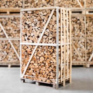 Palette kammergetrocknetes gespalten Erle Brennholz 25cm