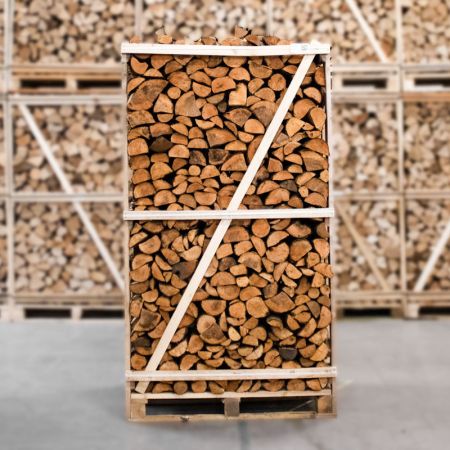 Palette kammergetrocknetes gespalten Erle Brennholz 25cm – Bild 3